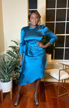 Load image into Gallery viewer, Silky Tara Fitted Dress | Sleek & Elegant Design