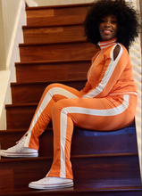 Load image into Gallery viewer, Comfy Kay Orange Set | Casual & Sporty Everyday Wear