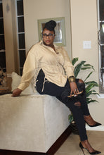 Load image into Gallery viewer, Classy Ray Puffy Sleeve Shirt | Chic & Elegant Style