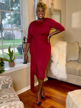 Load image into Gallery viewer, Swanky Ann Pencil Dress | Sleek &amp; Elegant Style
