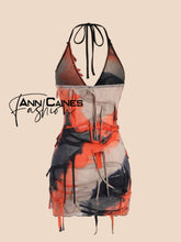 Load image into Gallery viewer, Roped Ann Distressed Roped-Style Dress | Chic and Edgy Fashion
