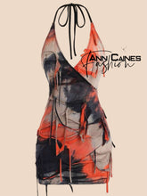 Load image into Gallery viewer, Roped Ann Distressed Roped-Style Dress | Chic and Edgy Fashion
