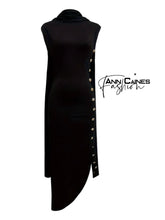 Load image into Gallery viewer, Black Modest Dress | Stylish and Elegant Fashion

