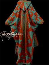Load image into Gallery viewer, Glam Ann Kaftan Hooded Dress Coat | Elegant and Cozy
