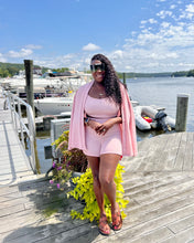 Load image into Gallery viewer, Chilled Ann Rib Knit Three-Piece Shorts Set | Cozy &amp; Stylish
