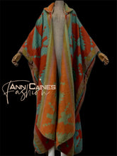 Load image into Gallery viewer, Glam Ann Kaftan Hooded Dress Coat | Elegant and Cozy
