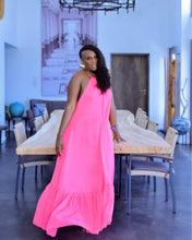 Load image into Gallery viewer, Sweet Lemon/Rose Ann Halter Maxi Dress | Elegant &amp; Flattering
