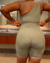 Load image into Gallery viewer, Pumped Ann Army Green Active Wear Set | Stylish and Comfortable
