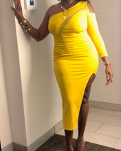Load image into Gallery viewer, Vital Ann Yellow Dress | Bright &amp; Stylish Outfit

