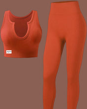 Load image into Gallery viewer, Wholesome Ann Orange Active Set | Stylish &amp; Comfortable
