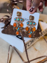 Load image into Gallery viewer, Vintage Stone Earrings

