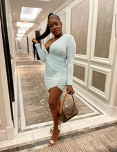 Load image into Gallery viewer, Mint Rose Dress | Elegant and Fresh Style

