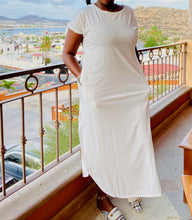 Load image into Gallery viewer, Merry Merle White Dress | Elegant and Timeless Dress
