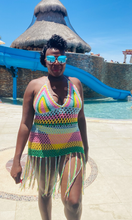 Load image into Gallery viewer, Vas Pop Crochet Cover-Up Dress | Stylish Beachwear


