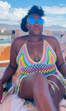 Load image into Gallery viewer, Vas Pop Crochet Cover-Up Dress | Stylish Beachwear


