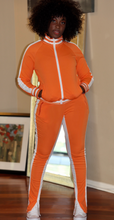 Load image into Gallery viewer, Comfy Kay Orange Set | Casual &amp; Sporty Everyday Wear
