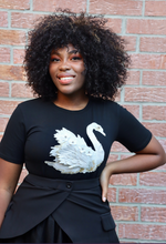 Load image into Gallery viewer, 3D Swan Tee | Stylish &amp; Unique Graphic Shirt
