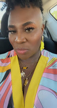 Load and play video in Gallery viewer, Yellow Bead Earrings | Bright &amp; Elegant Jewelry
