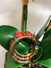 Load image into Gallery viewer, Snake Chain Red Bead Bangle | Bold &amp; Stylish Accessory
