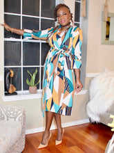 Load image into Gallery viewer, Dazzled Ann Wrap Dress | Chic &amp; Flattering Design
