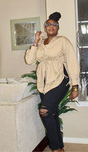 Load image into Gallery viewer, Classy Ray Puffy Sleeve Shirt | Chic &amp; Elegant Style

