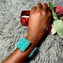 Load image into Gallery viewer, Broad Beaded Bangle | Bold &amp; Stylish Accessory

